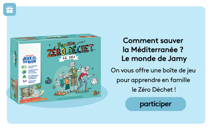 Texte explicatif et illustration de la boîte de jeu à gagner